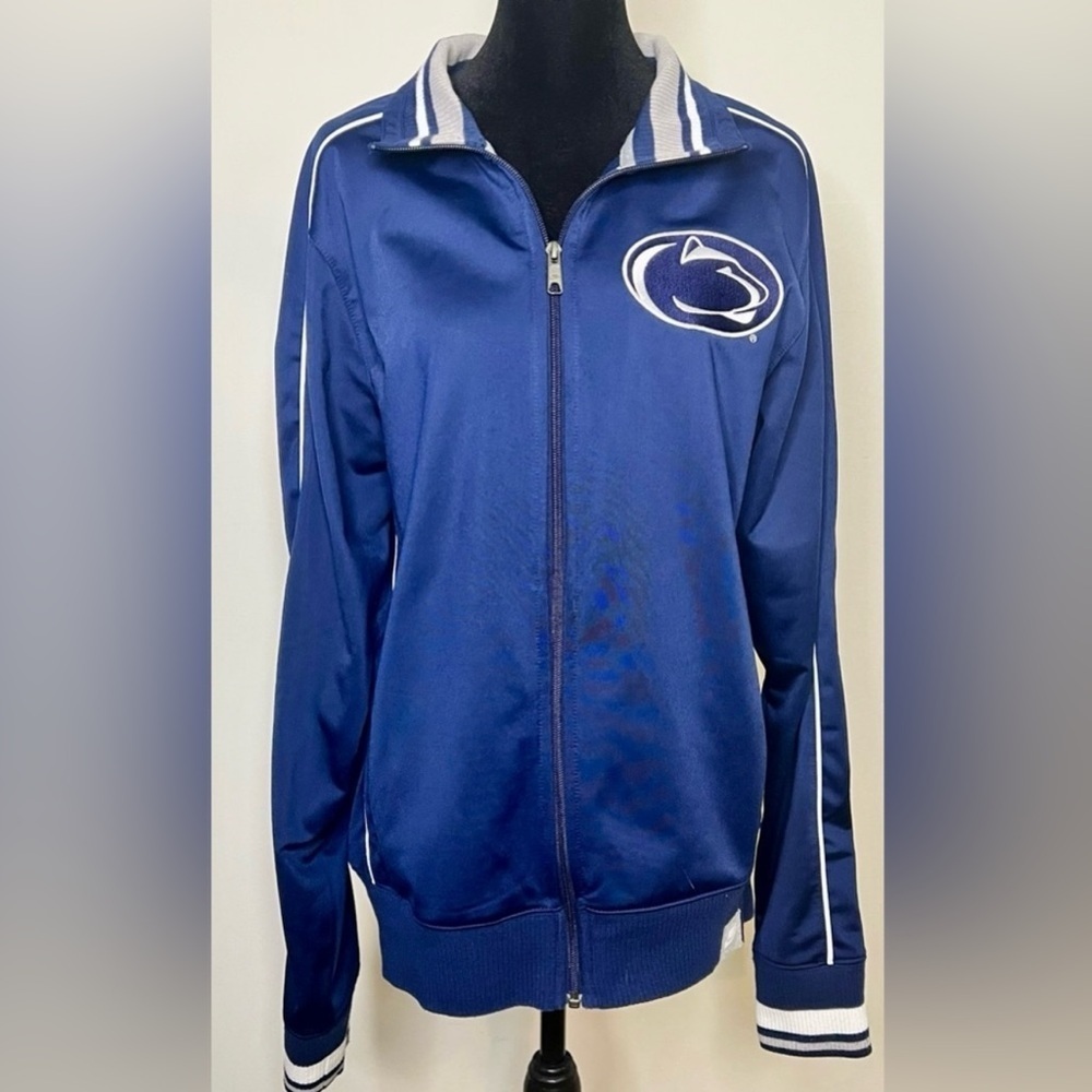 Nike Penn State NCAA Full zip retro Track suit jacket football basketball med